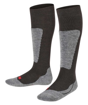 Calzini Bambino Falke Active Ski Knee-high Socks Nere | QDWM28463