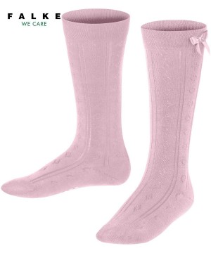 Calzini Bambino Falke Ajour Knee-high Socks Rosa | OLPF13548