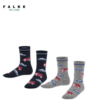 Calzini Bambino Falke Cars 2-Pack Socks Multicolored | BHOF92317