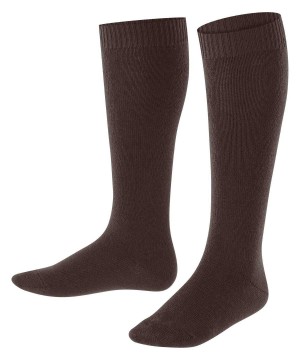 Calzini Bambino Falke Comfort Wool Knee-high Socks Marroni | YEDW24097