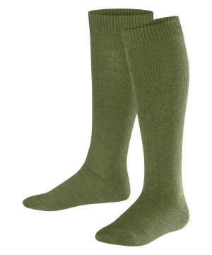 Calzini Bambino Falke Comfort Wool Knee-high Socks Verdi | YSNQ57946