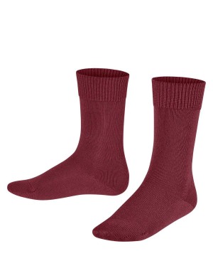 Calzini Bambino Falke Comfort Wool Socks Rosse | XKJR97135