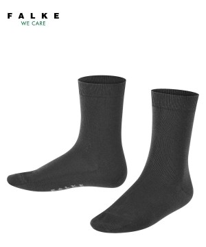 Calzini Bambino Falke Cotton Finesse Socks Nere | HEZX72395