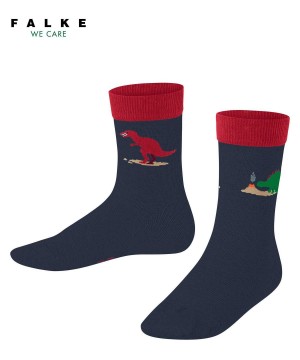 Calzini Bambino Falke Dinosaurs Socks Blu | MAZW47852