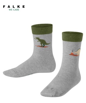 Calzini Bambino Falke Dinosaurs Socks Grigie | QCFL13597