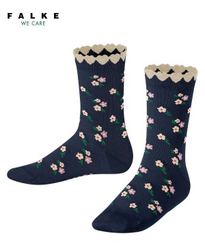 Calzini Bambino Falke Ditsy Flowers Socks Blu | FATL97102