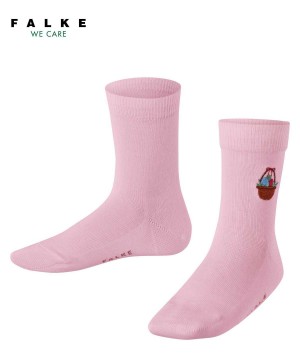 Calzini Bambino Falke Family Happy Easter Socks Rosa | KTVQ79530