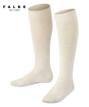 Calzini Bambino Falke Family Knee-high Socks Beige | JGBN69715