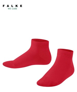 Calzini Bambino Falke Family Sneaker socks Rosse | IQRA83219