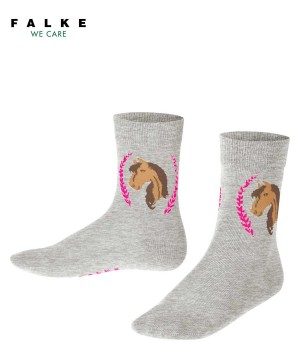 Calzini Bambino Falke Horse Socks Grigie | KEFQ84269