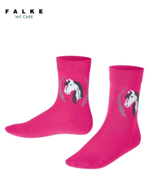 Calzini Bambino Falke Horse Socks Rosa | ZJFK38471