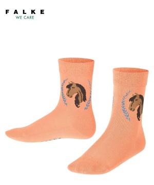 Calzini Bambino Falke Horse Socks Rosse | IZJX30718