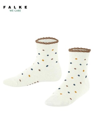 Calzini Bambino Falke Multidot Short sock Bianche | YZLT06235