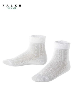 Calzini Bambino Falke Romantic Net Socks Bianche | PZYM58694