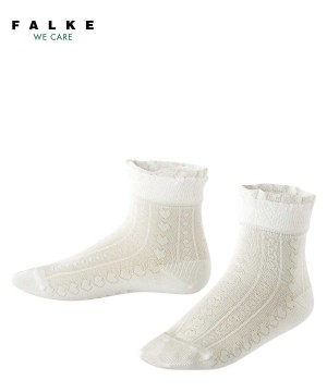 Calzini Bambino Falke Romantic Net Socks Bianche | OFCD71592