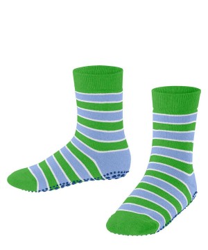 Calzini Bambino Falke Simple Stripes House socks Verdi | FSTD09815