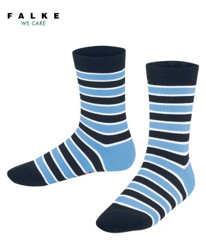 Calzini Bambino Falke Simple Stripes Socks Blu | VTRQ35928