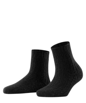 Calzini Donna Falke Bedsock Rib House socks Nere | YOPS05624