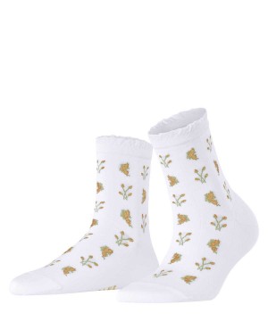 Calzini Donna Falke Bucolic Short sock Bianche | ANUM18495