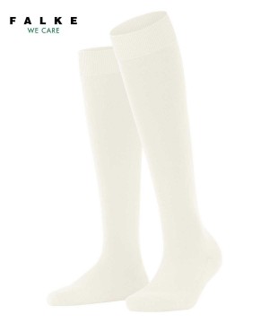 Calzini Donna Falke ClimaWool Knee-high Socks Bianche | RKMW97108