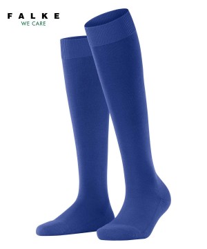 Calzini Donna Falke ClimaWool Knee-high Socks Blu | DHEC98743