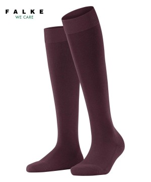 Calzini Donna Falke ClimaWool Knee-high Socks Rosse | ZANJ85314