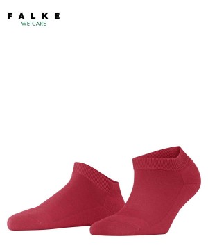 Calzini Donna Falke ClimaWool Sneaker socks Rosse | XYLU84509