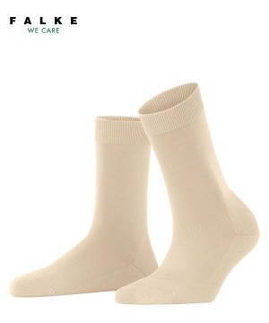 Calzini Donna Falke ClimaWool Socks Beige | ZWAY87156