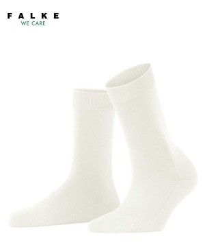 Calzini Donna Falke ClimaWool Socks Bianche | TNRB82197