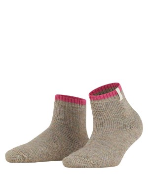 Calzini Donna Falke Cosy Plush Short sock Marroni | GJKP68439