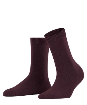 Calzini Donna Falke Cosy Wool Socks Rosse | AVKC51724