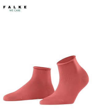 Calzini Donna Falke Cotton Touch Short sock Rosse | AZYQ56284