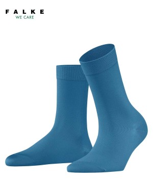 Calzini Donna Falke Cotton Touch Socks Blu | MYCU72509