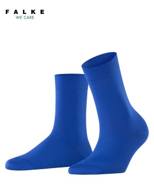 Calzini Donna Falke Cotton Touch Socks Blu | TMXI31058