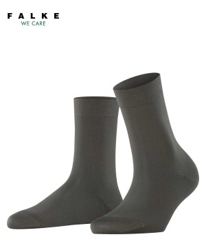 Calzini Donna Falke Cotton Touch Socks Verdi | FDXL37162