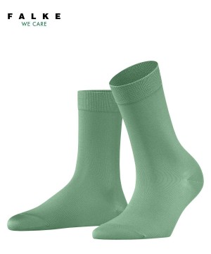 Calzini Donna Falke Cotton Touch Socks Verdi | UVOD75836