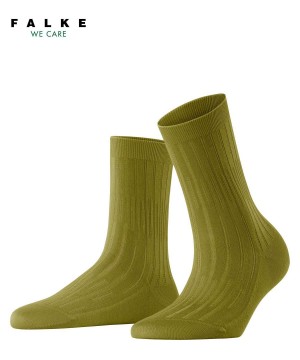 Calzini Donna Falke Dash Rib Socks Verdi | VZWE94310