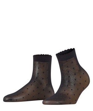 Calzini Donna Falke Dot 15 DEN Ankle socks Nere | QNUD87236