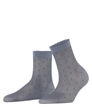 Calzini Donna Falke Dot 15 DEN Ankle socks Grigie | QDSN39247