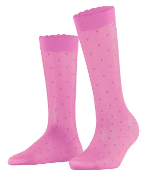 Calzini Donna Falke Dot 15 DEN Knee-high Socks Rosse | ADNU96052