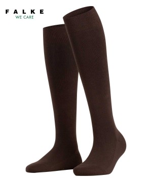 Calzini Donna Falke Family Knee-high Socks Marroni | BRGF41896