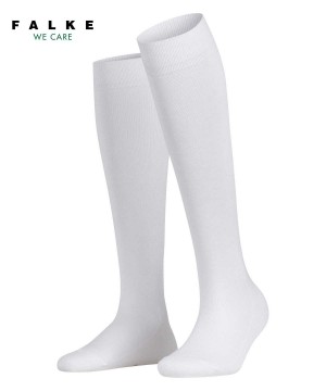 Calzini Donna Falke Family Knee-high Socks Bianche | DCLO14589