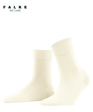 Calzini Donna Falke Fine Softness 50 DEN Socks Bianche | HGUZ96485