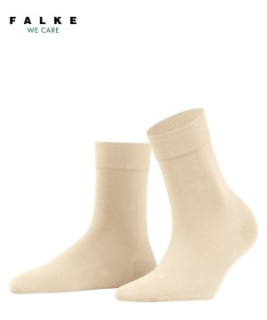 Calzini Donna Falke Fine Softness 50 DEN Socks Beige | SRDQ18274