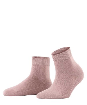 Calzini Donna Falke Light Cuddle Pads Short sock Rosse | ICQP81406