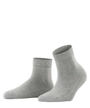 Calzini Donna Falke Light Cuddle Pads Short sock Grigie | YXSJ72140