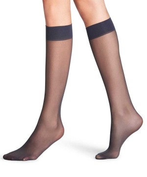 Calzini Donna Falke Matt Deluxe 20 DEN Knee-high Socks Grigie | LZRA91043