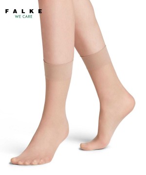 Calzini Donna Falke Pure Matt 20 DEN Ankle socks Beige | ALDR78964