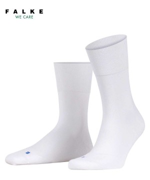 Calzini Donna Falke Run Socks Bianche | BLYN78432