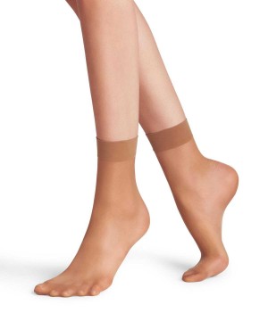 Calzini Donna Falke Seidenglatt 15 DEN Ankle socks Beige | KCVT07829